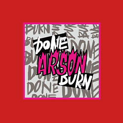 Свитшот хлопковый мужской Arson j-hope BTS, цвет: красный — фото 2