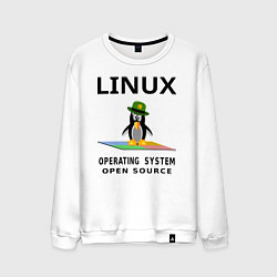 Мужской свитшот Пингвин линукс