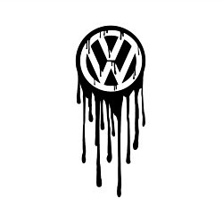 Свитшот хлопковый мужской Volkswagen - art logo, цвет: белый — фото 2