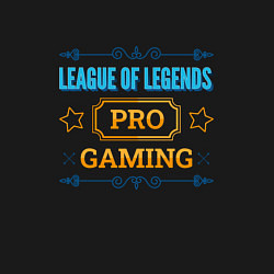 Свитшот хлопковый мужской Игра League of Legends pro gaming, цвет: черный — фото 2