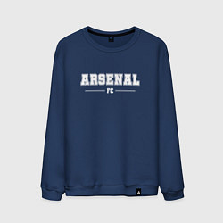 Свитшот хлопковый мужской Arsenal football club классика, цвет: тёмно-синий