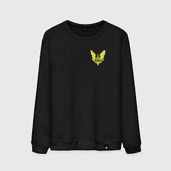 Свитшот хлопковый мужской ZX Spectrum - Elite logo, цвет: черный