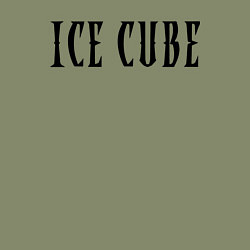 Свитшот хлопковый мужской Ice Cube - logo, цвет: авокадо — фото 2