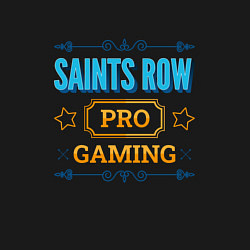 Свитшот хлопковый мужской Игра Saints Row pro gaming, цвет: черный — фото 2
