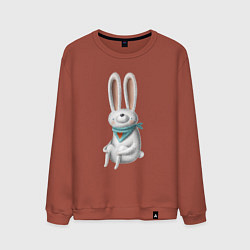 Мужской свитшот Сидячий зайчик