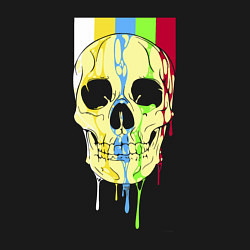 Свитшот хлопковый мужской Color skull - vanguard, цвет: черный — фото 2