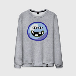 Свитшот хлопковый мужской Рофлан Булдыга, цвет: меланж