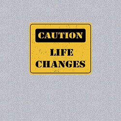 Свитшот хлопковый мужской Life Changes, цвет: меланж — фото 2