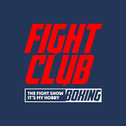 Свитшот хлопковый мужской Fight club boxing, цвет: тёмно-синий — фото 2