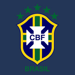 Свитшот хлопковый мужской Brasil CBF, цвет: тёмно-синий — фото 2