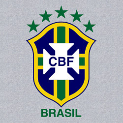 Свитшот хлопковый мужской Brasil CBF, цвет: меланж — фото 2