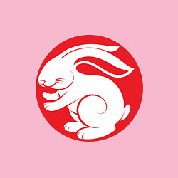 Свитшот хлопковый мужской Rabbit Red, цвет: светло-розовый — фото 2