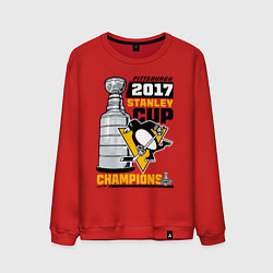 Свитшот хлопковый мужской Питтсбург Пингвинз НХЛ, цвет: красный