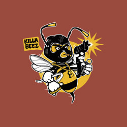 Свитшот хлопковый мужской Wu - killa beez, цвет: кирпичный — фото 2