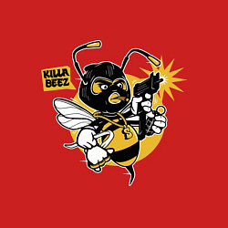 Свитшот хлопковый мужской Wu - killa beez, цвет: красный — фото 2