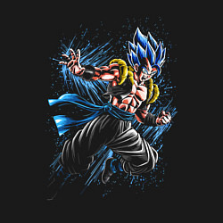 Свитшот хлопковый мужской Goku Son - Dragon Ball - neon, цвет: черный — фото 2