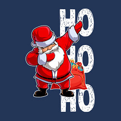 Свитшот хлопковый мужской Through the snow, Santa Claus, dabbing, цвет: тёмно-синий — фото 2