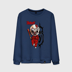 Свитшот хлопковый мужской Slipknot fan, цвет: тёмно-синий