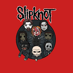 Свитшот хлопковый мужской Slipknot art fan, цвет: красный — фото 2