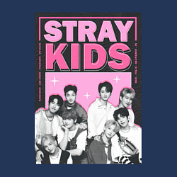 Свитшот хлопковый мужской Stray Kids boy band, цвет: тёмно-синий — фото 2