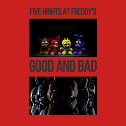 Свитшот хлопковый мужской Freddy good and bad, цвет: красный — фото 2