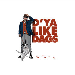 Свитшот хлопковый мужской Snatch: D'ya Like Dags, цвет: белый — фото 2