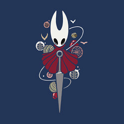 Свитшот хлопковый мужской Knight The Hollow Knight Adventure Game, цвет: тёмно-синий — фото 2