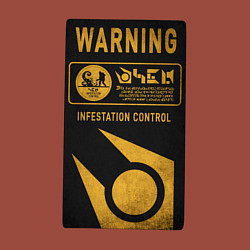 Свитшот хлопковый мужской Контроль заражения, цвет: кирпичный — фото 2