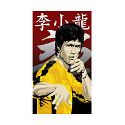 Свитшот хлопковый мужской Дракон Брюс Ли, цвет: белый — фото 2