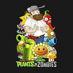 Свитшот хлопковый мужской Craaazy Dave plants, цвет: черный — фото 2