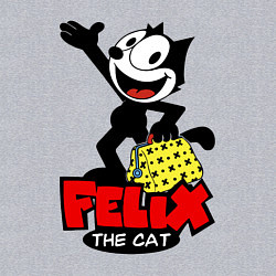 Свитшот хлопковый мужской Cat Felix magic bag, цвет: меланж — фото 2