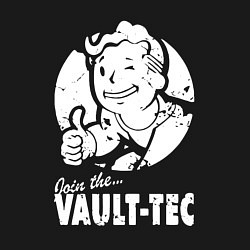 Свитшот хлопковый мужской Vault boy - join the vault tec, цвет: черный — фото 2