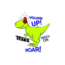 Свитшот хлопковый мужской Volume up lets switch on road, цвет: белый — фото 2