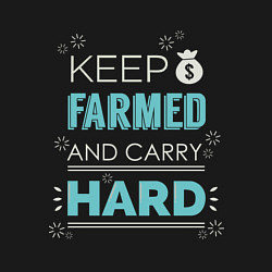 Свитшот хлопковый мужской Keep Farmed & Carry Hard, цвет: черный — фото 2