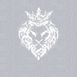 Свитшот хлопковый мужской Король улиц, цвет: меланж — фото 2