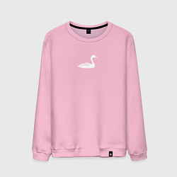 Свитшот хлопковый мужской Minimal goose, цвет: светло-розовый