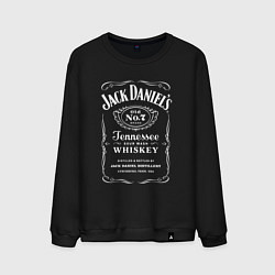 Свитшот хлопковый мужской Jack Daniels, цвет: черный