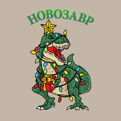 Свитшот хлопковый мужской Новозавр Рекс, цвет: миндальный — фото 2