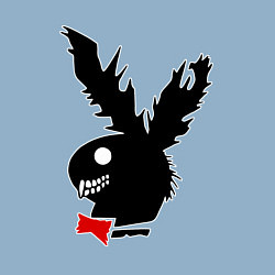 Свитшот хлопковый мужской Crazy play boy logo, цвет: мягкое небо — фото 2