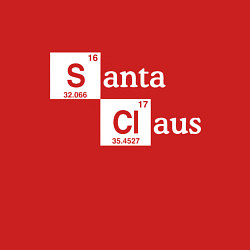 Свитшот хлопковый мужской Santa Claus chemistry, цвет: красный — фото 2