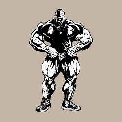 Свитшот хлопковый мужской Big B - make it look easy, цвет: миндальный — фото 2