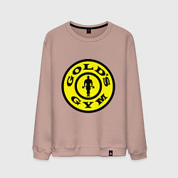 Свитшот хлопковый мужской Golds GYM, цвет: пыльно-розовый
