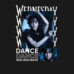 Свитшот хлопковый мужской Wednesday dance, цвет: черный — фото 2
