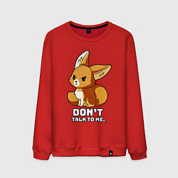 Свитшот хлопковый мужской Offended fox, цвет: красный