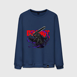 Свитшот хлопковый мужской Принт по аниме Берсерк, цвет: тёмно-синий