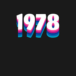 Свитшот хлопковый мужской Made in 1978 vintage art, цвет: черный — фото 2