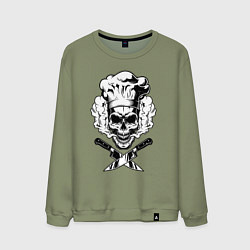 Мужской свитшот The cooks skull