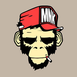 Свитшот хлопковый мужской Monkey Swag, цвет: миндальный — фото 2