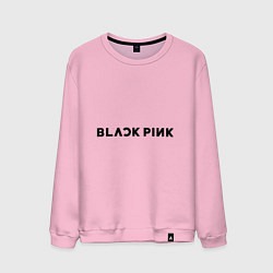 Свитшот хлопковый мужской Black Pink in your area, цвет: светло-розовый