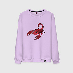 Мужской свитшот Мультяшный скорпион